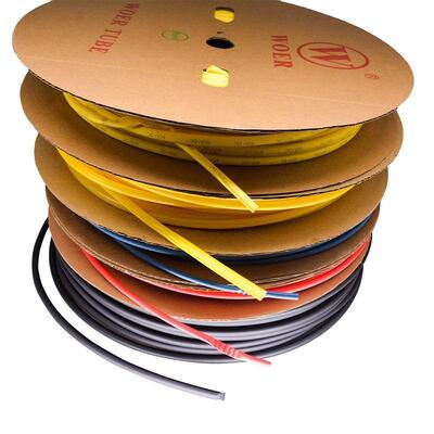 Guter Preis 41:1 hoher Schrumpfverhältnis Doppelwand-Wärmeschrumpfrohr elektrisch wasserdicht industriell schwarz, rot, gelb, klar Online