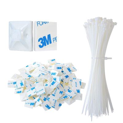 Guter Preis Longsan FC-28 Nylon-Gewebe-Klebebinder-Kabelmanagement-Clip für den industriellen Einsatz Online