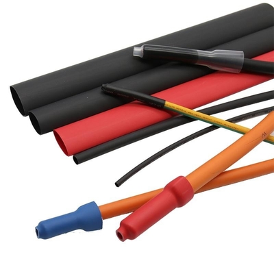Guter Preis Wasserdichte Dichtung des schwarze PET Doppelwand-klebende Hitze-Psychiaters-Schlauch0.8mm Online