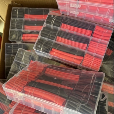 Guter Preis Doppelhitze-Psychiaters-Rohr-Halogen-freier 12.7mm roter Schläuche der wand-3x Online