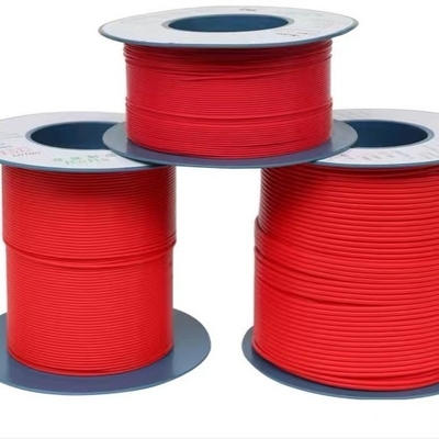 Guter Preis 0.38mm roter flexibler Teflonschläuche, dünner Schläuche AWG-Lehre 28 Wand-PTFE Online