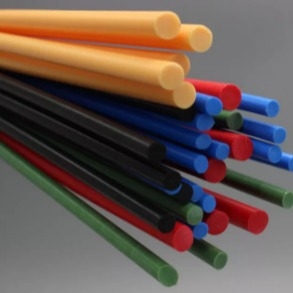 3mm 5mm PTFE hohle Stange geformter Teflongraphit Rod Extruded