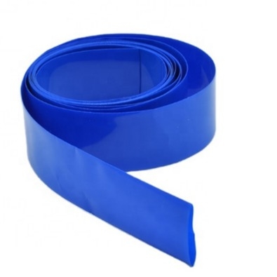 Guter Preis 70mm Plastik-Hitze-Psychiaters-Verpackungs-Schläuche PVC-Rohr-0.08mm blauer Online